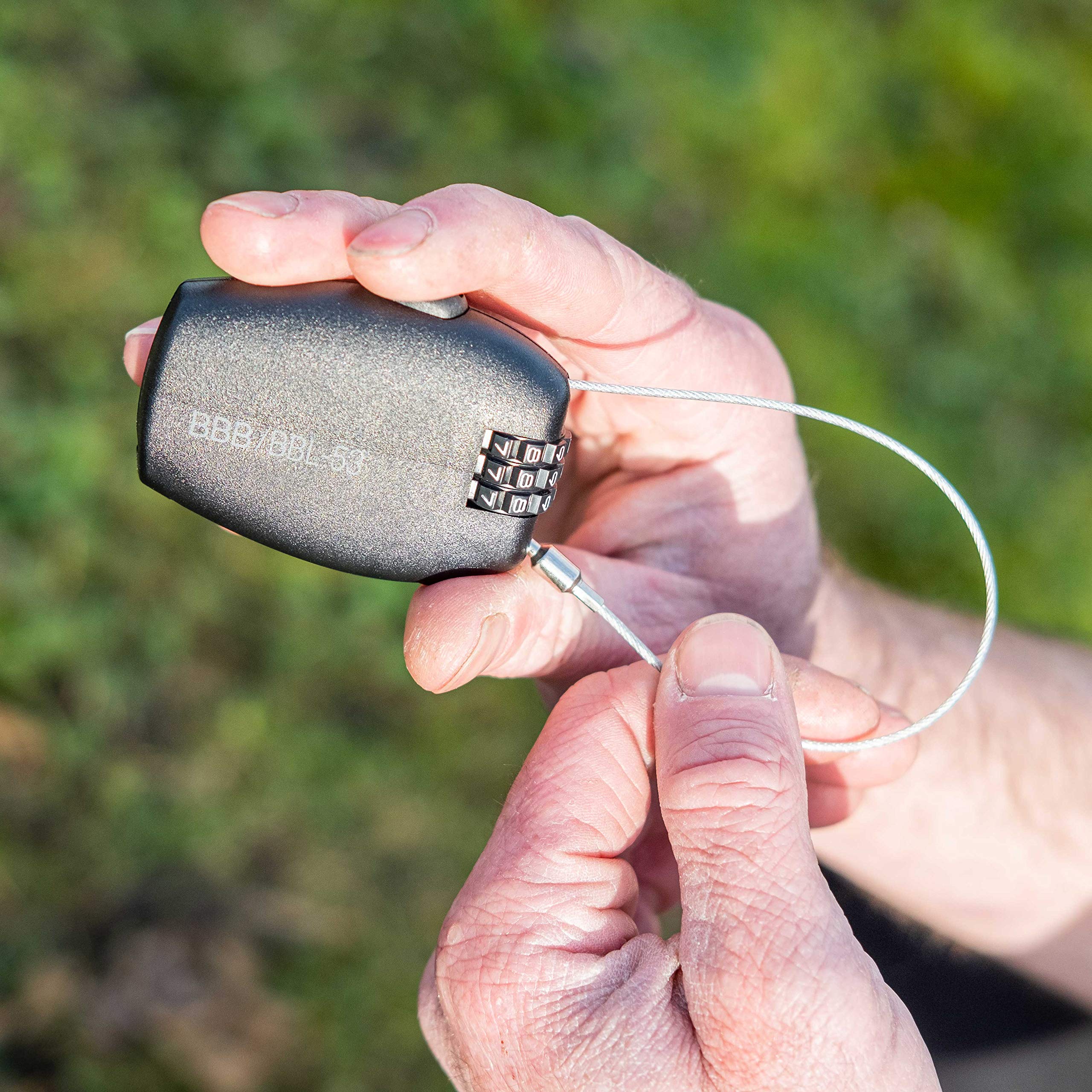 Amazon.co.jp: BBB(ビービービー) ワイヤーロック ブラック 1.6×670mm